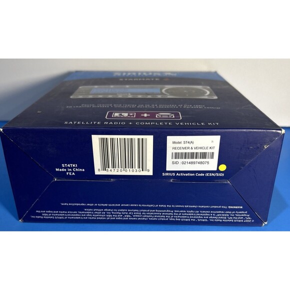 SiriusXM Starmate 4 ST4-TK1 Satellite Radio (subscription needed) - Picture 4 of 9